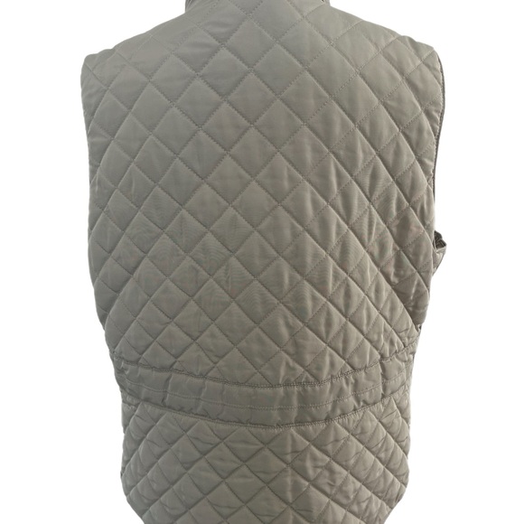 Westport Tan Beige Khaki Sleeveless Zip Up Vest Jacket Coat Women's Size 1 X - Picture 6 of 7